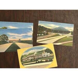Vintage Pennsylvania Turnpike Postcards (4)